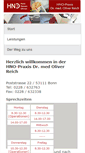 Mobile Screenshot of hno-praxis-reich.de